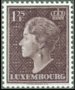 Lussemburgo 1948 - serie Granduchessa Charlotte: 1,25 fr