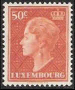 Lussemburgo 1948 - serie Granduchessa Charlotte: 50 c