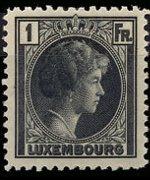 Lussemburgo 1926 - serie Granduchessa Charlotte: 1 fr