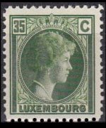 Luxembourg 1926 - set Grand Duchess Charlotte: 35 c