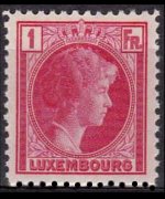 Lussemburgo 1926 - serie Granduchessa Charlotte: 1 fr