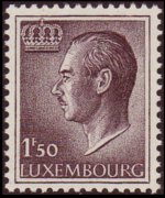 Lussemburgo 1965 - serie Granduca Jean: 1,50 fr