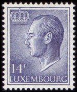 Lussemburgo 1965 - serie Granduca Jean: 14 fr