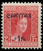 Lussemburgo 1914 - serie Granduchessa Maria Adelaide: 2½ fr + 1 fr