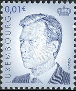 Luxembourg 2001 - set Grand Duke Henri: 0,01 €