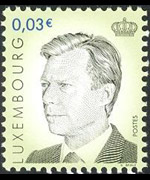Luxembourg 2001 - set Grand Duke Henri: 0,03 €