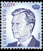 Luxembourg 2001 - set Grand Duke Henri: 0,07 €