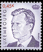 Luxembourg 2001 - set Grand Duke Henri: 0,45 €