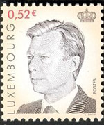 Luxembourg 2001 - set Grand Duke Henri: 0,52 €
