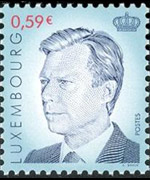 Luxembourg 2001 - set Grand Duke Henri: 0,59 €