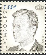 Luxembourg 2001 - set Grand Duke Henri: 0,80 €