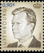 Luxembourg 2001 - set Grand Duke Henri: 0,90 €