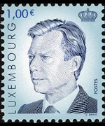 Luxembourg 2001 - set Grand Duke Henri: 1,00 €