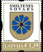 Lettonia 2015 - serie Stemmi: 1,39 €