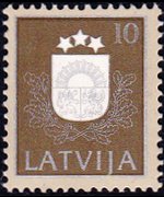 Lettonia 1991 - serie Stemma: 10 k