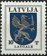 Latvia 1994 - set Coat of arms: 10 s