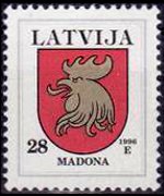 Lettonia 1994 - serie Stemmi: 28 s