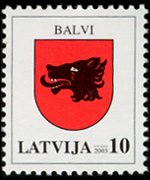 Latvia 2002 - set Coat of arms: 10 s