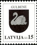 Lettonia 2002 - serie Stemmi: 15 s