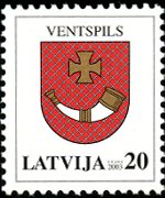 Lettonia 2002 - serie Stemmi: 20 s