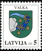 Lettonia 2002 - serie Stemmi: 5 s