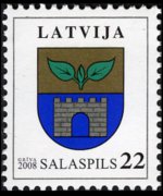 Lettonia 2002 - serie Stemmi: 22 s