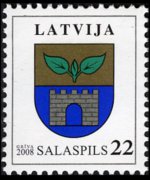 Lettonia 2002 - serie Stemmi: 22 s