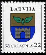 Latvia 2002 - set Coat of arms: 22 s