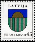 Lettonia 2002 - serie Stemmi: 45 s