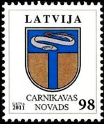 Latvia 2002 - set Coat of arms: 98 s