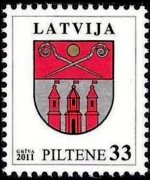 Lettonia 2002 - serie Stemmi: 33 s