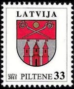 Lettonia 2002 - serie Stemmi: 33 s