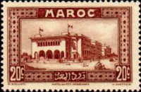 Marocco 1933 - serie Vedute: 20 c