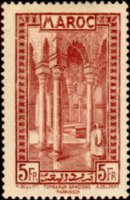 Marocco 1933 - serie Vedute: 5 fr