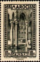 Marocco 1933 - serie Vedute: 10 fr