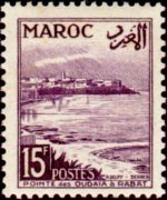 Marocco 1952 - serie Vedute: 15 fr