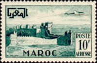 Marocco 1952 - serie Vedute: 10 fr