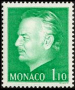 Monaco 1974 - serie Principe Ranieri III: 1,10 fr