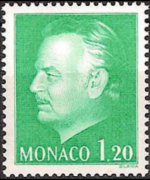 Monaco 1974 - set Prince Rainier III: 1,20 fr