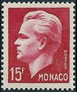 Monaco 1950 - set Prince Rainier III: 15 fr