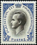 Monaco 1955 - serie Principe Ranieri III: 30 fr
