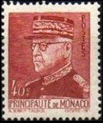Monaco 1941 - serie Principe Luigi II: 40 c