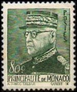 Monaco 1941 - serie Principe Luigi II: 80 c