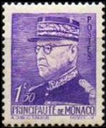 Monaco 1941 - serie Principe Luigi II: 1,50 fr