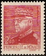 Monaco 1941 - set Prince Louis II: 2,40 fr