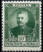 Monaco 1923 - serie Principe Luigi II: 10 c
