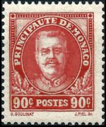 Monaco 1933 - set Prince Louis II: 90 c