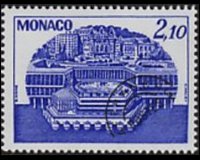 Monaco 1978 - serie Centro congressi: 2,10 fr