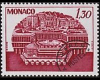 Monaco 1978 - serie Centro congressi: 1,30 fr
