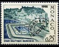 Monaco 1962 - serie Stadio nautico: 0,25 fr